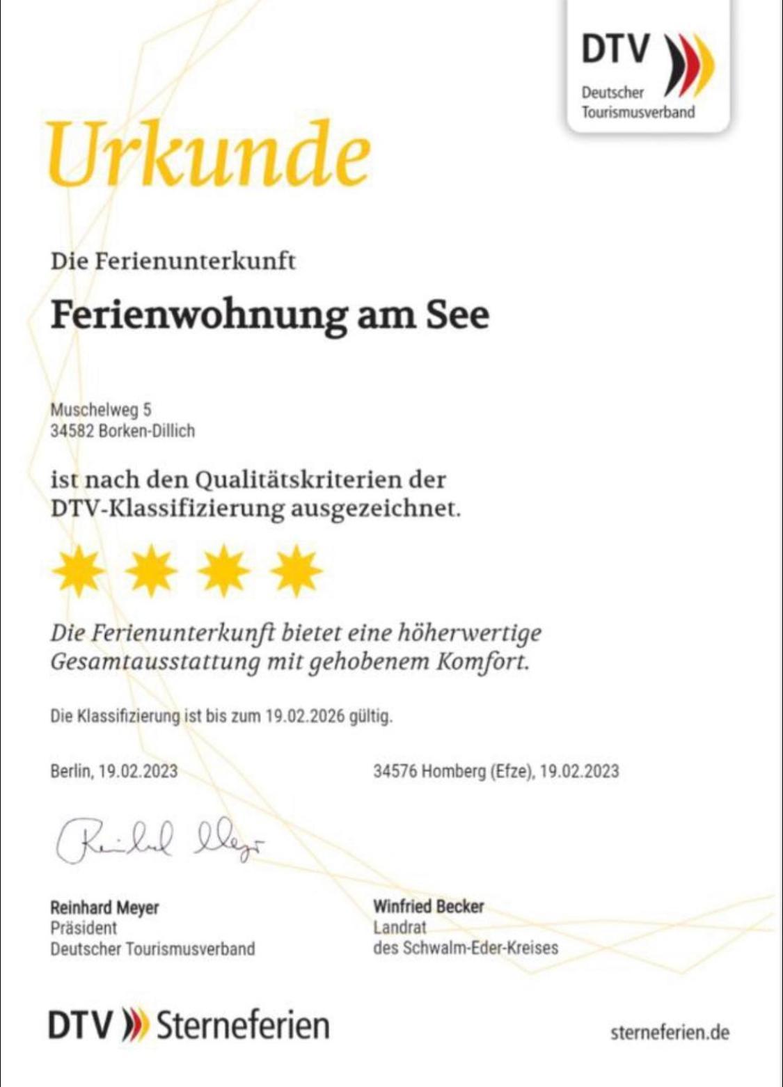 Ferienwohnung Am See Dillich - Ruhige Lage - Eigener Garten - Direkt Neben Einem Natursee Borken  Esterno foto